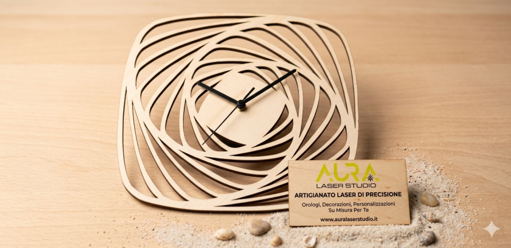 Orologio Spiral Time - www.auralaserstudio.it 